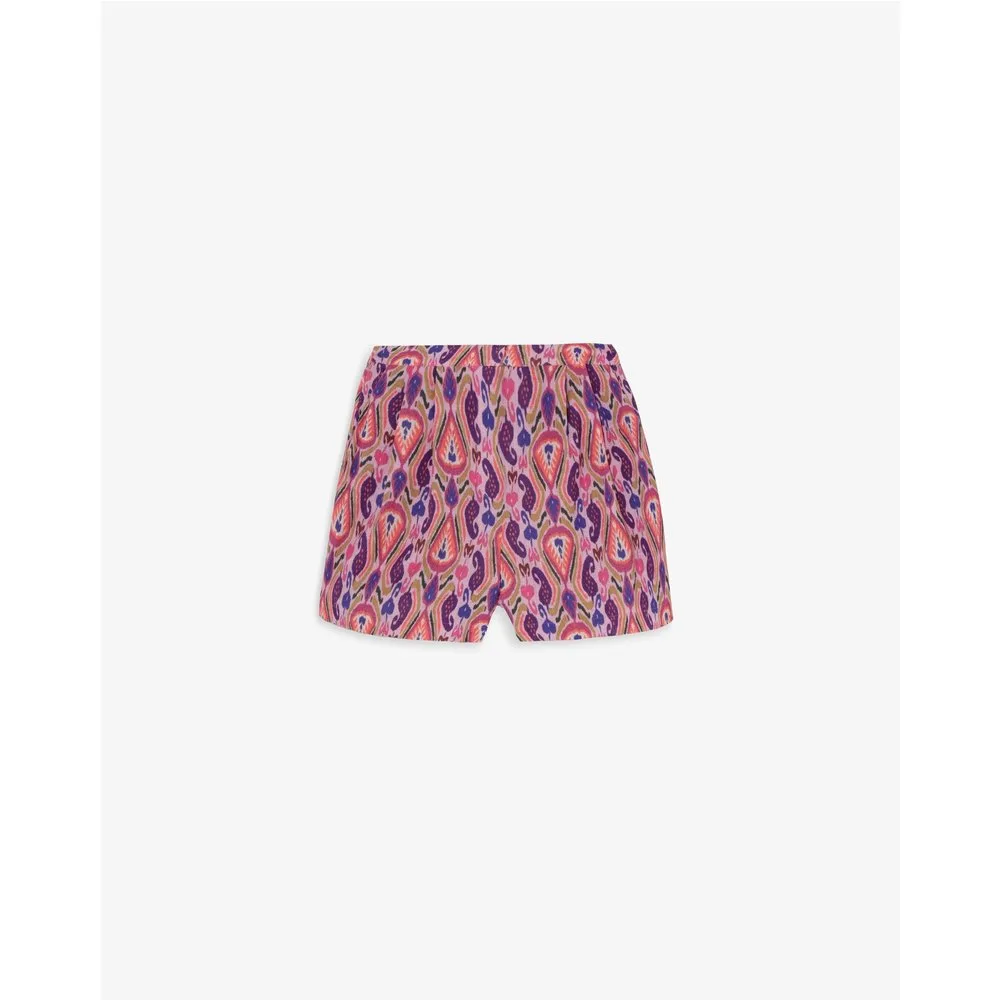 Short de mujer regular fit en tejido estampado - Scalpers - FashionsVida