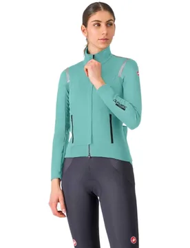 Giacca Perfetto Ros 3 Pool Blue / Black Reflex - Castelli - FashionsVida