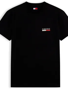 Maglietta A Maniche Corte Dm0dm23716 Black M - Tommy Jeans - FashionsVida