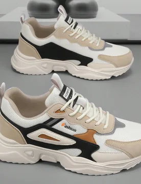 Zapatillas deportivas casuales gruesas para hombre, para otoño/invierno, con plataforma, de moda y versátiles EUR43 - Shein - FashionsVida