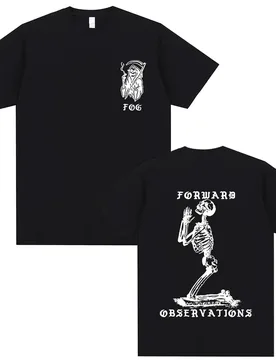 Forward Observations Group T-shirt Rock Punk Gothic Skeleton Graphic T Shirts Summer Men's Women's Fashion Oversized Streetwear - Aliexpress - FashionsVida