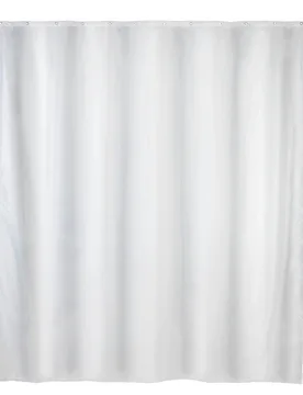 Duschvorhang Anti-Schimmel „Uni White“ - WENKO - FashionsVida