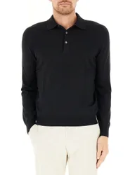GRAN SASSO Polo in lana NERO 54