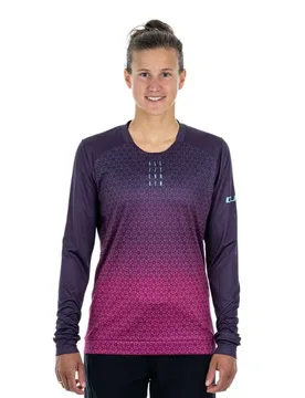 Maglia Da Enduro A Maniche Lunghe Atx Violet - CUBE - FashionsVida