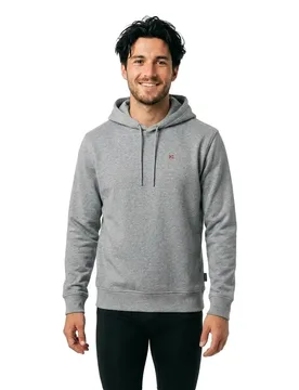 Sweat à Capuche Balis Summer Medium Grey Melange M - Napapijri - FashionsVida