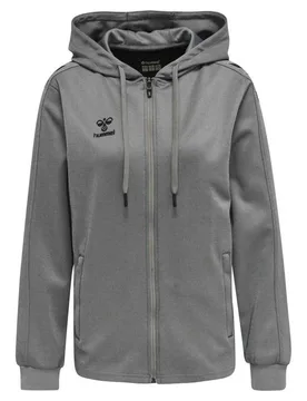 Sweat-shirt à Zip Core Xk Poly Grey Melange XL - Hummel - FashionsVida