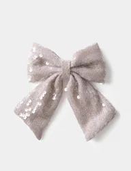 Neutral Sequin Bow Golden Rose Female