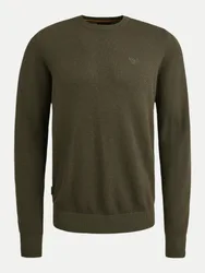 Langarmshirt mit Strukturiertenmuster Grün L