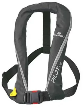 Pilot 165 Hammar Inflatable Life Jacket Black One Size unisex - Plastimo - FashionsVida
