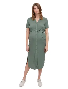 Robe à Manches Courtes Vica Maternity Laurel Wreath S - Vero moda - FashionsVida