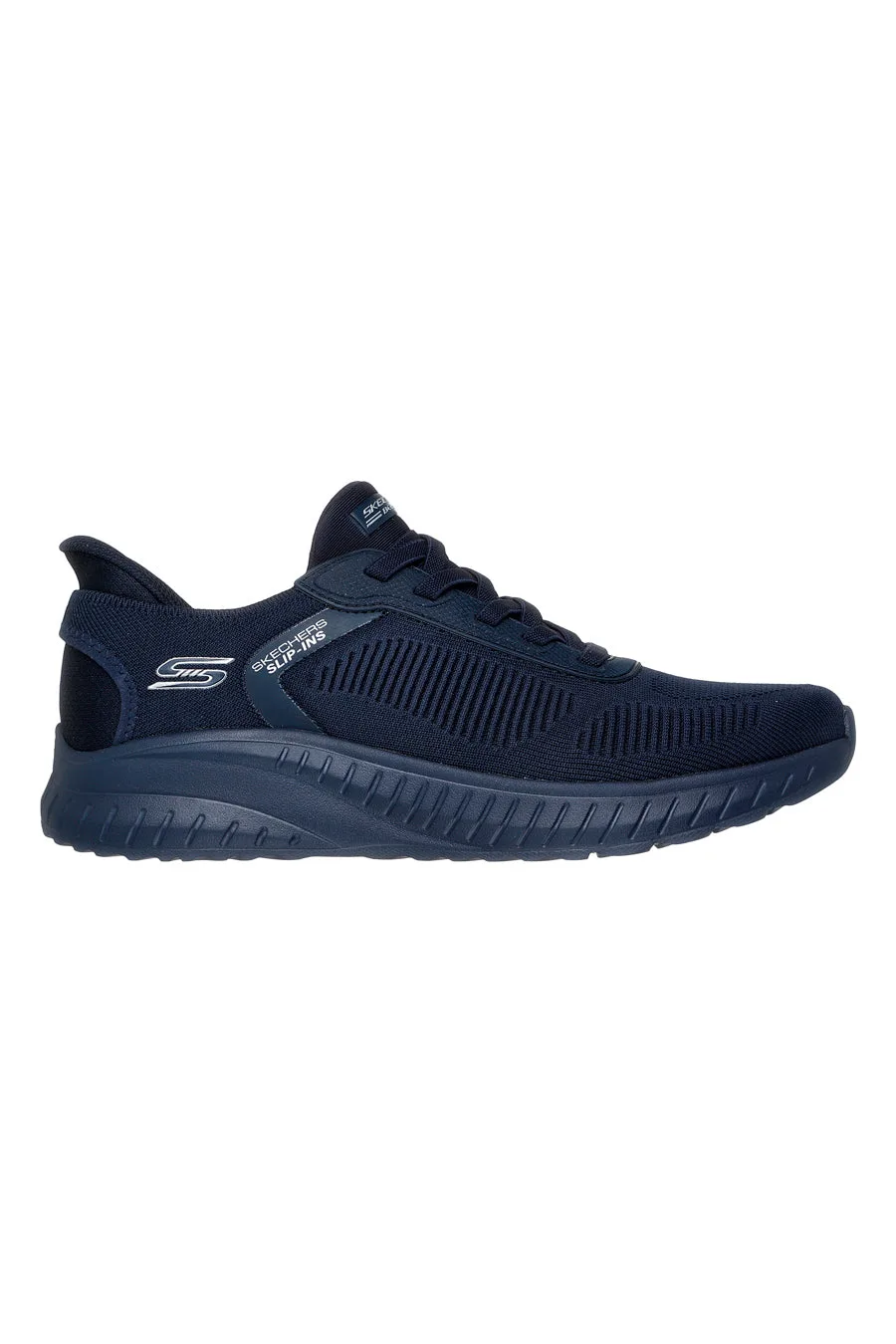 Sneakers sportive navy con Memory Foam e Slip-ins BOBS Squad Chaos Solid Step 41 - Skechers - FashionsVida