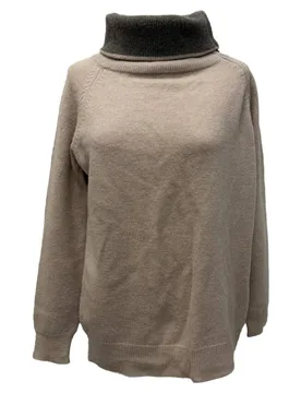 Women's Preloved Pullover Sweater in Beige Wool Size: 4 - Beige - Size: 4 - Maison Margiela - FashionsVida