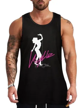 Kylie Minogue Fever 20th Anniversary White Silhouette with Logo Tank Top male top sexy clothes men - Aliexpress - FashionsVida
