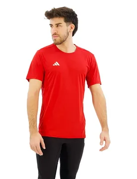 Adizero Essentials Short Sleeve T-shirt Team Power Red 2 M Men - Adidas - FashionsVida