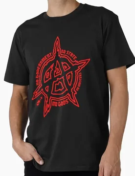 No Gods No Masters Anarchist Anarchy Activist Punk Gift T Shirt 1216 Short sleeve printed Graphic Clothes All Size Tops S-6XL - Aliexpress - FashionsVida