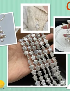 Baroque Pearl Natural Freshwater Pearl Star-Shaped Pearl For Jewelry Making DIY Necklace Earrings Bracelet Accessory Length 40cm - Aliexpress - FashionsVida