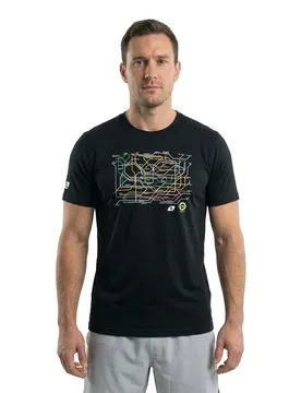 Maglietta A Maniche Corte Metropolis Man Black - One Industries - FashionsVida
