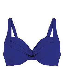 Top de bikini para mujer Shiny Hermine azul 38D - Anita - FashionsVida