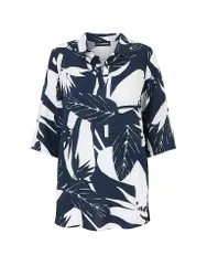 Doris Streich Blusa blu 42