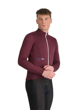 Maglia A Maniche Lunghe Classic Thermal Deep Bordeaux - Sportful - FashionsVida