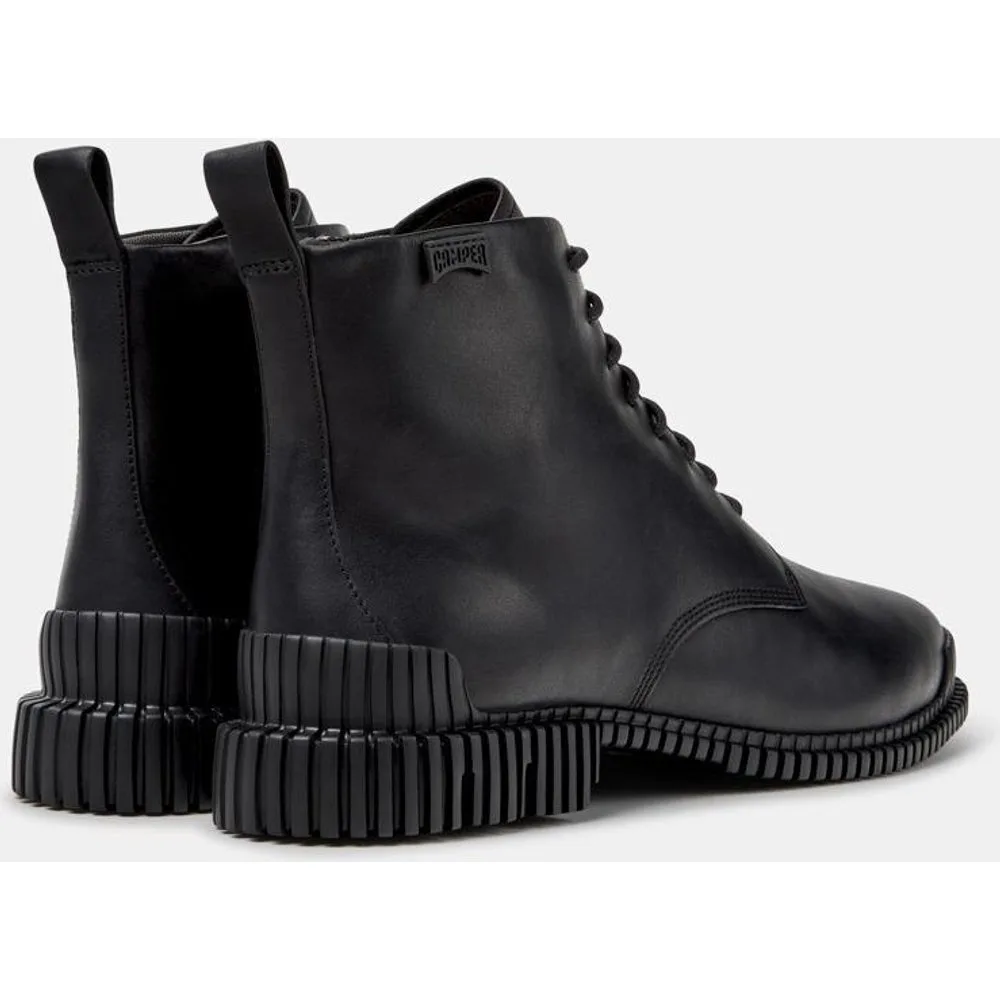 Botines de piel de mujer pix con cordones - Camper - FashionsVida
