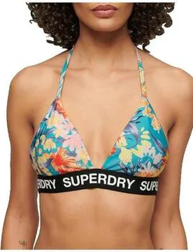 Bikini Ober- Und Unterteile Haut De Bikini Triangle Logo Bleu Eu Xl Female - Superdry - FashionsVida