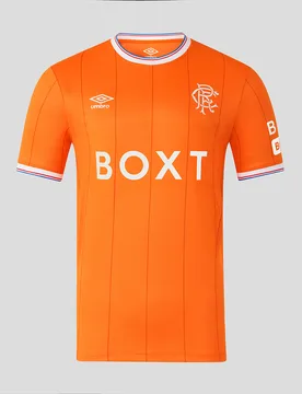 Rangers Infant 25/26 Fourth Shirt VIBRANT ORANGE 3-4Y Unisex - Castore - FashionsVida