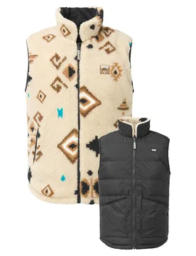 Doudoune sans manche imperméable et réversible - Russello Vest Black - Taille M - Noir - Picture Organic Clothing - FashionsVida