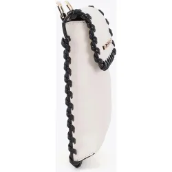 Bolso para móvil de mujer con acabados en contraste y cierre magnético