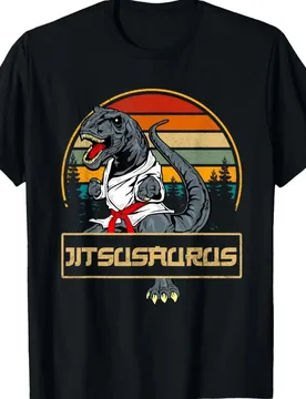 Jitsusaurus Funny Jiu Jitsu T-Rex BJJ MMA Martial Arts Gifts T-Shirt Men Clothing Graphic T Shirts Adult Short Sleeve Cotton Tee - Aliexpress - FashionsVida