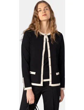 Conjunto de mujer de punto con vivos a contraste - Naulover - FashionsVida