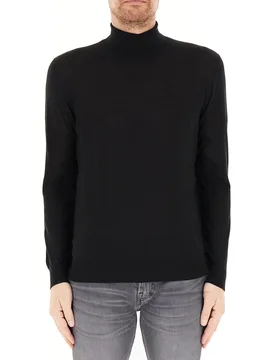 Dolcevita lana merino NERO 50 - FERRANTE - FashionsVida
