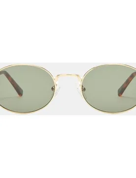 Gafa de sol unisex ovalada metalica - Le Specs - FashionsVida