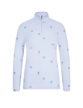 Damen Ski Unterzieh Zipshirt hellblau 42 W - Sportalm - FashionsVida