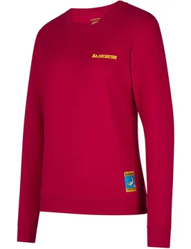 Climbing on the moon camiseta montaña manga larga mujer Rosa - La Sportiva - FashionsVida