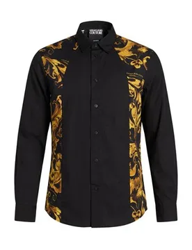 Camisa Hombre Negro 44,46,48,50,52,54,56,58 Hombre - Versace Jeans Couture - FashionsVida