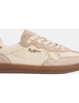 Zapatilla estilo retro de piel con isotipo lateral - Pepe Jeans - FashionsVida