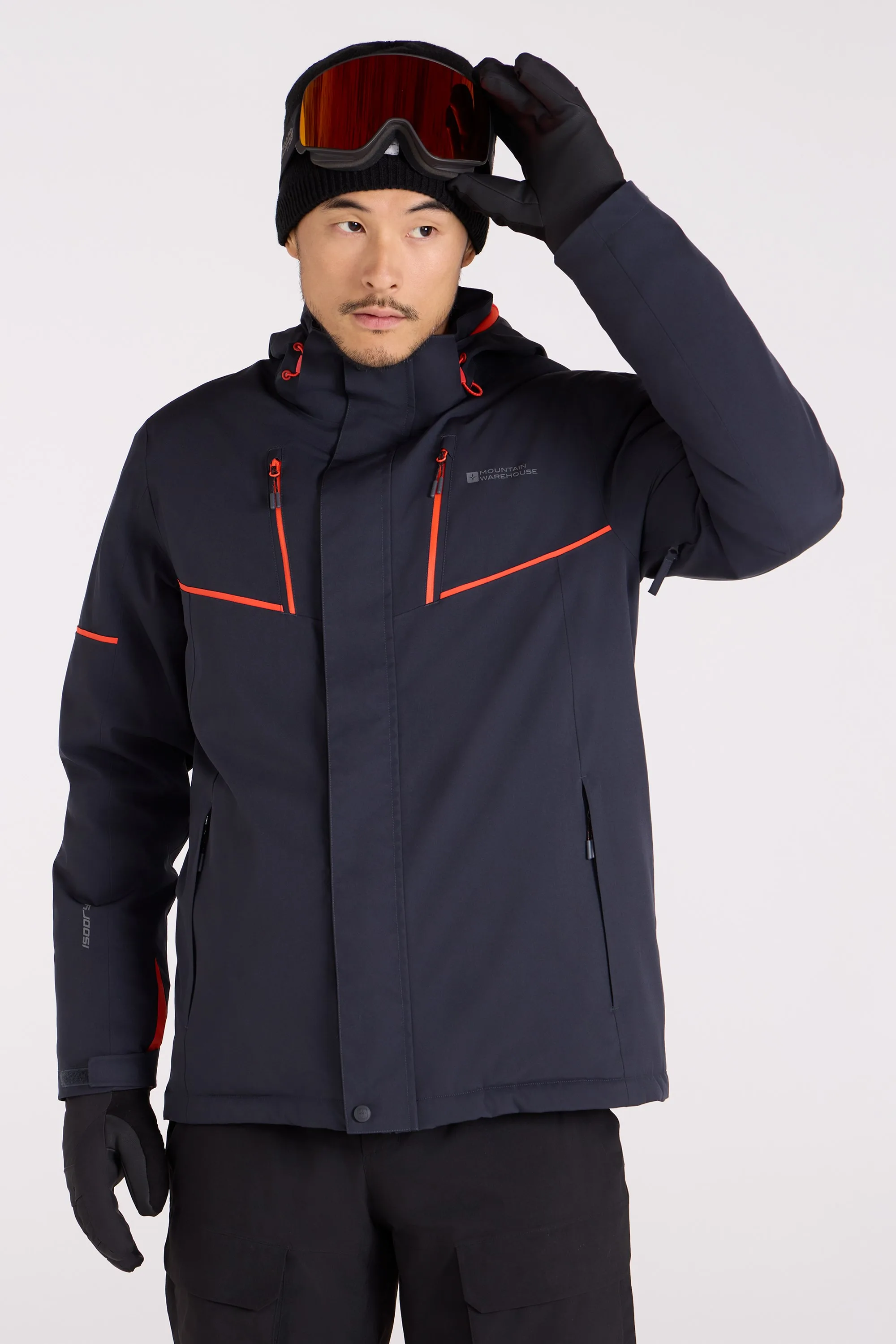 Galactic III Extreme Waterproof Mens Ski Jacket - Grey - Grey - Size: XXL - Mountain Warehouse - FashionsVida