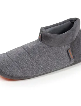 Chaussons bottillons Gris chiné gris chiné 43 - Isotoner - FashionsVida