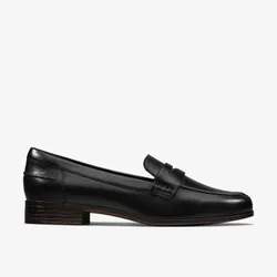 Womens Hamble Loafer Black Leather Shoes - Size Uk 5.5
