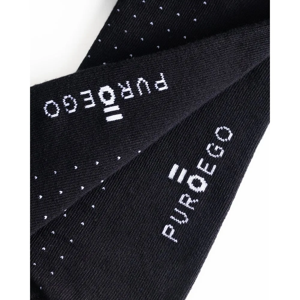 PuroEgo - Calcetín puntos negro - PuroEgo - FashionsVida