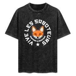 VIVE LES SABOTEURS T-Shirt Halloween Casual T-Shirt