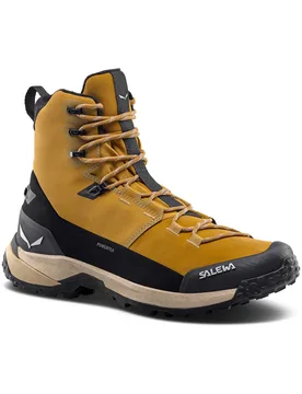 Vielseitige warme Herrenschuhe Puez Winter Mid Ptx M Golden Brown/Black für Herren Größe 41 Braun - Salewa - FashionsVida