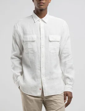Camisa de lino de hombre de corte regular - Replay - FashionsVida