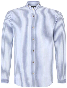 Trachtenhemd Dominik (blau, Gr. XL) von Classics für Herren, Oberteile, 100% Baumwolle - Stockerpoint - FashionsVida