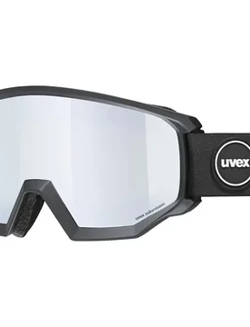 Lunettes De Ski Athletic Colorvision Black Matt Mirror Silver Colorvision Green/CAT2 - Uvex - FashionsVida