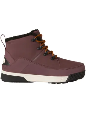 Chaussures montantes fourrées - Sierra Mid Lace WP W Tawny Quartz en Cuir - Taille 9 US - Gris - The North Face - FashionsVida