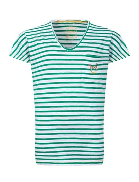 Weird Fish Liora Embroidered Pocket T-Shirt Size 12 - holiday-shop womens-summer-shop offers all-offers offers womens-offers sale all-sale sale womens - Heritage Green - FashionsVida