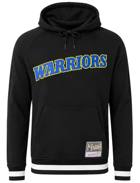 Nba Golden State Warriors Gametime Mens Black Hoodie - Size 2xl - Mitchell & Ness - FashionsVida