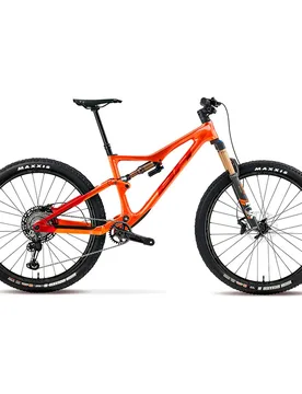Bicicletta Da Mtb Lynx Trail Carbon 9.9 29´´ Xtr 9100 2022 Orange / Red / Red - Bh - FashionsVida
